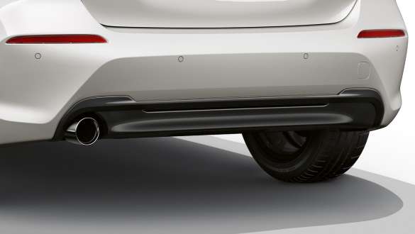 Embout d’échappement de la BMW Série 1 F40, Modèle Sport.