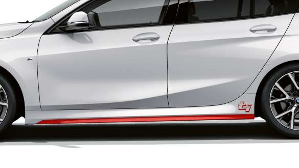 Bas de caisse de la BMW Série 1 128ti F40 avec habillage ti