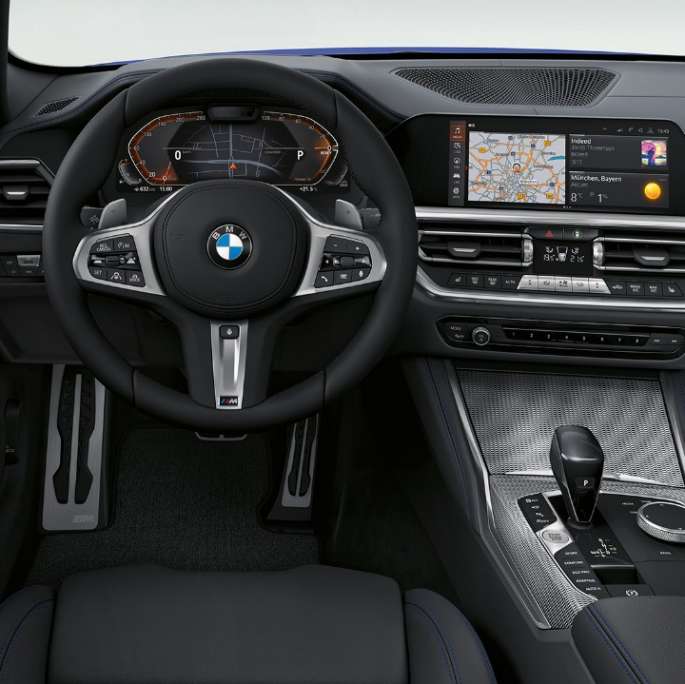 Garnissage BMW Série 4 Coupé Kit M Sport G22 2020 Garnissage en cuir exclusif BMW Série 4 Coupé G22 2020 Kit M Sport habitacle