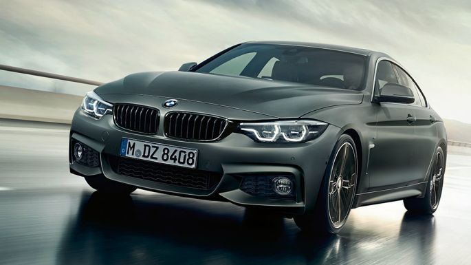 BMW Série 4 Gran Coupé en mouvement, vue de face BMW Série 4 Gran Coupé en mouvement, vue de face