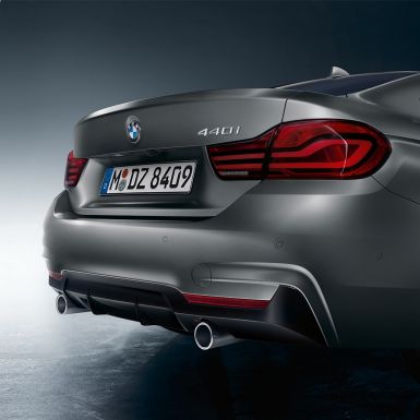 BMW Série 4 Gran Coupé, insigne du modèle à l’arrière BMW Série 4 Gran Coupé, insigne du modèle à l’arrière