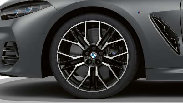 BMW Série 8 Cabrio G14 LCI restylage 2022 BMW Individual Frozen Pure Grey metallic BMW M850i xDrive jantes M 20" en alliage léger à doubles rayons 894 M