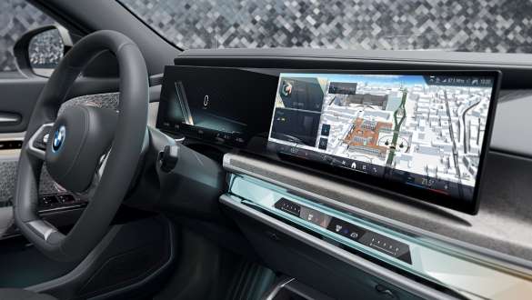 BMW i7 Berline G70 intérieur Curved Display Tableau de bord avec Curved Display BMW i7 Berline G70 design intérieur