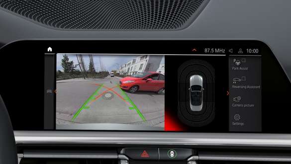 Parking Assistant Pack Plus de la BMW M440i xDrive Cabriolet G23 2020 Parking Assistant Pack Plus de la BMW M440i xDrive Cabriolet G23 2020, Control Display et intérieur