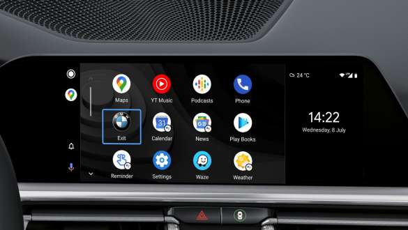 Intégration du smartphone de la BMW M440i xDrive Cabriolet G23 2020 Intégration du smartphone de la BMW M440i xDrive Cabriolet G23 2020, Control Display et intérieur
