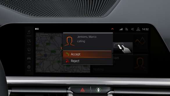 BMW Operating System 7 de la BMW M440i xDrive Cabriolet G23 2020 BMW Operating System 7 de la BMW M440i xDrive Cabriolet G23 2020, Control Display et intérieur