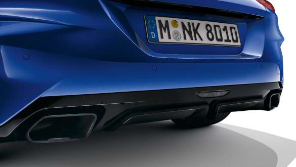 BMW Z4 M40i G29 2022, Enjoliveur de sortie d'échappement en forme libre