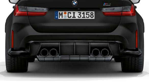 BMW M3 Competition Touring G81, vue arrière hayon arrière