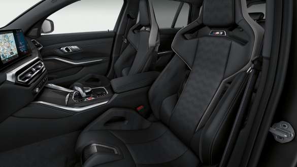 BMW M3 Competition Touring G81 Sièges baquets M Carbon avec logo M3