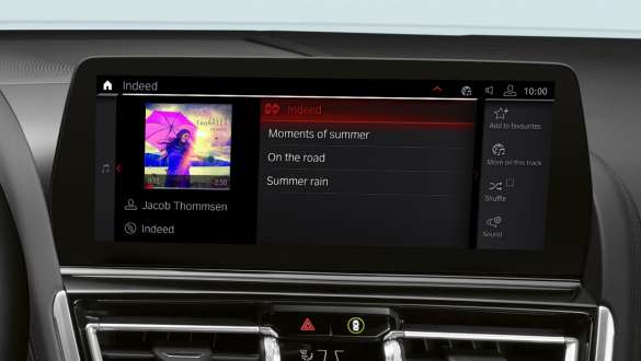 La nouvelle BMW Série 8 Cabrio M F91 LCI restylage 2022 Connected Package Professional Control Display