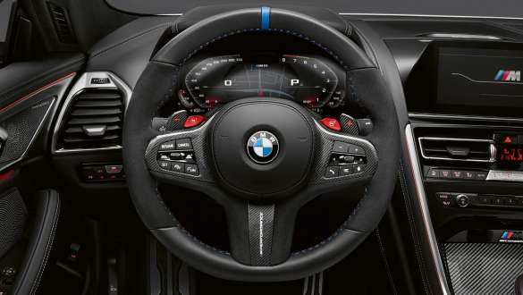 Volant M Performance Pro M Performance Parts la nouvelle BMW M8 Cabrio F91 restylage LCI 2022