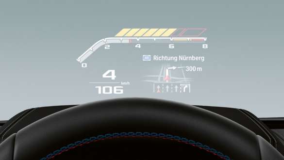 La BMW Série 8 Coupé M F92 LCI restylage 2022 BMW Head-Up Display M spécifique