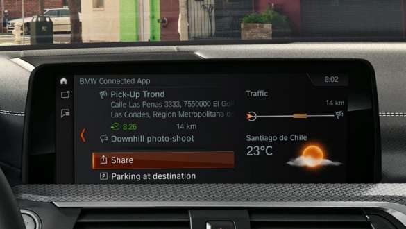 Head-Up Display avec vue M spécifique. BMW X3 M Competition et BMW X3 M, Head-Up Display avec vue M spécifique.