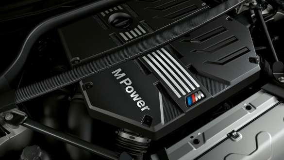 Barre anti-rapprochement M Carbon BMW X3 M Competition et BMW X3 M, moteur, barre anti-rapprochement M Carbon.