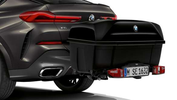 BMW X6 M60i xDrive G06 MP coffre arrière BMW, vue en gros plan