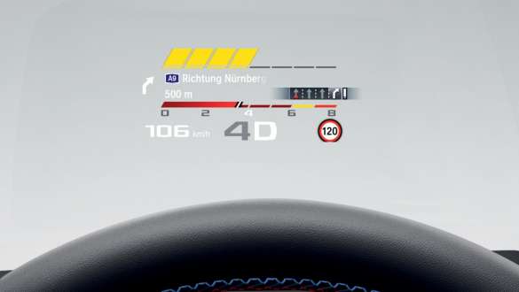 BMW X6 M Competition F96 2023, affichage tête haute BMW