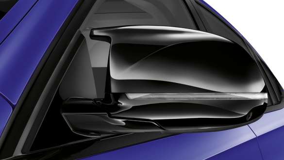 BMW X6 M60i xDrive G06 MP rétroviseurs extérieurs M, vue en gros plan