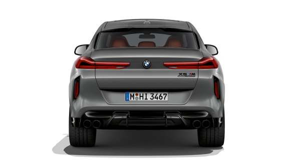 BMW X6 M Competition F96 2023, design de la poupe