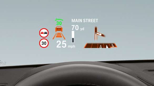 BMW Head-Up Display de la BMW X2 F39 BMW Head-Up Display BMW X2 F39 F39 intérieur, tableau de bord