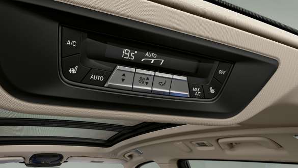 BMX X7 G07 LCI – climatisation automatique à 5 zones de régulation avec élément de commande intégré au toit