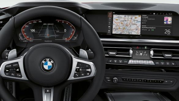 Le BMW Live Cockpit de la BMW Z4 Roadster BMW BMW Z4 Roadster avec BMW Live Cockpit
