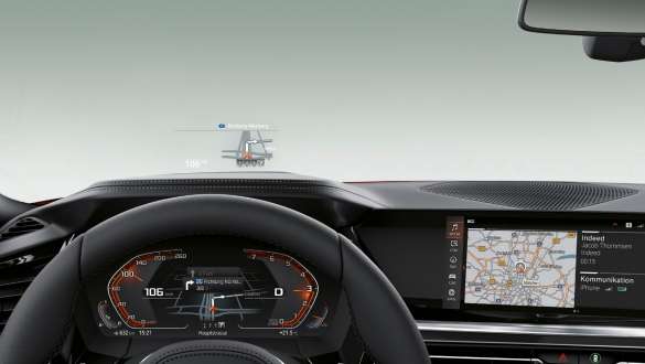 La place du conducteur à bord de la BMW Z4 Roadster BMW Z4 Roadster avec volant, Head-Up Display et Control Display