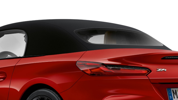 Capote en tissu de la BMW Z4 Roadster Silhouette de la BMW Z4 Roadster avec capote en tissu fermée