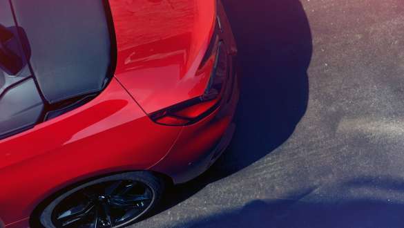 Différentiel M sport de la BMW Z4 Roadster Poupe de la BMW Z4 Roadster, vue en plongée