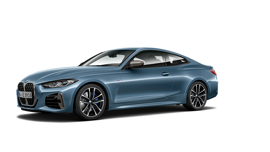 BMW Série 4 Coupé G22, vue de trois quarts de profil BMW Série 4 Coupé G22, vue de trois quarts de profil
