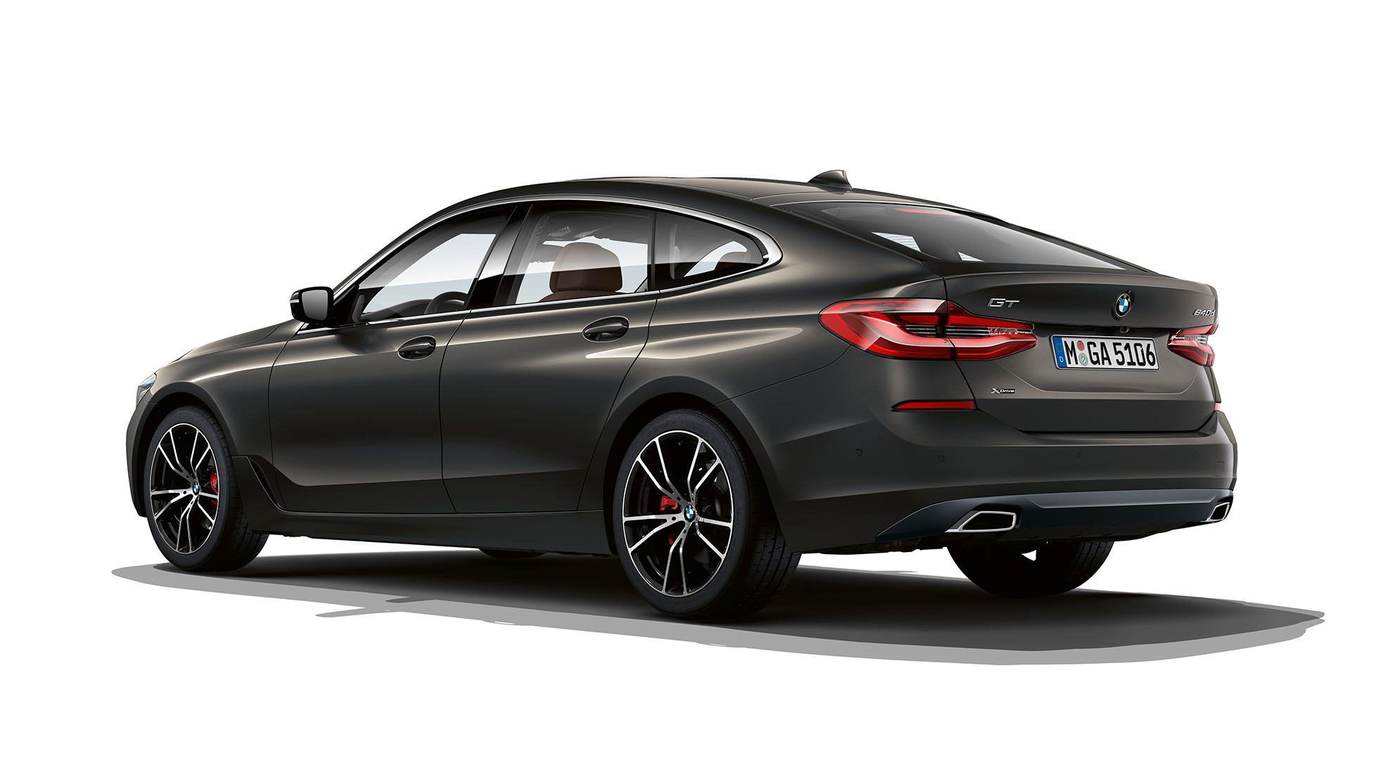 Modèle Luxury de la BMW Série 6 Gran Turismo G32 2020, arrière Modèle Luxury BMW Série 6 Gran Turismo G32 vue de trois quarts avant