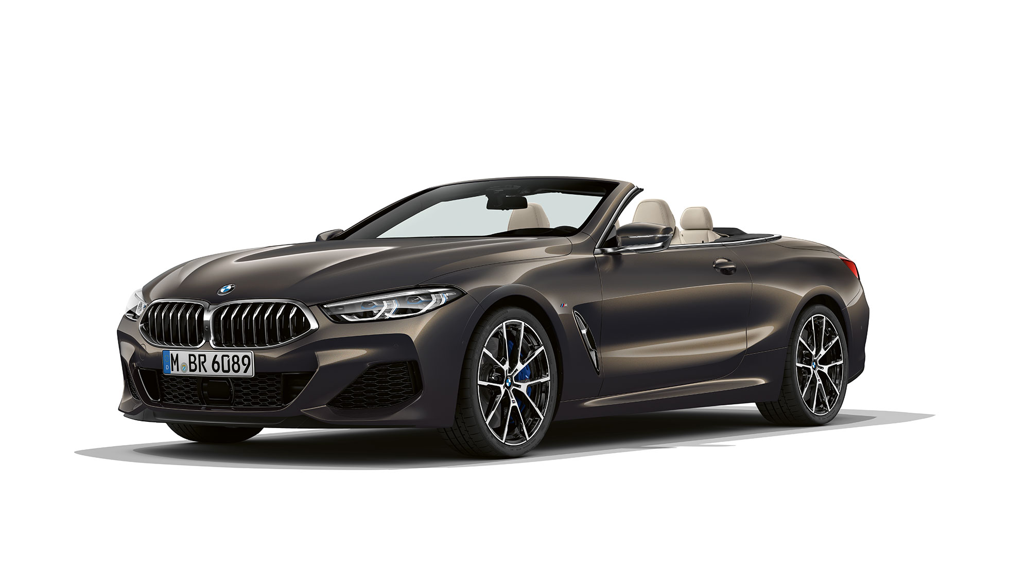 BMW M850i xDrive Dravitgrau metallic, vue de trois quarts avant. BMW M850i xDrive Dravitgrau metallic, vue de trois quarts avant.