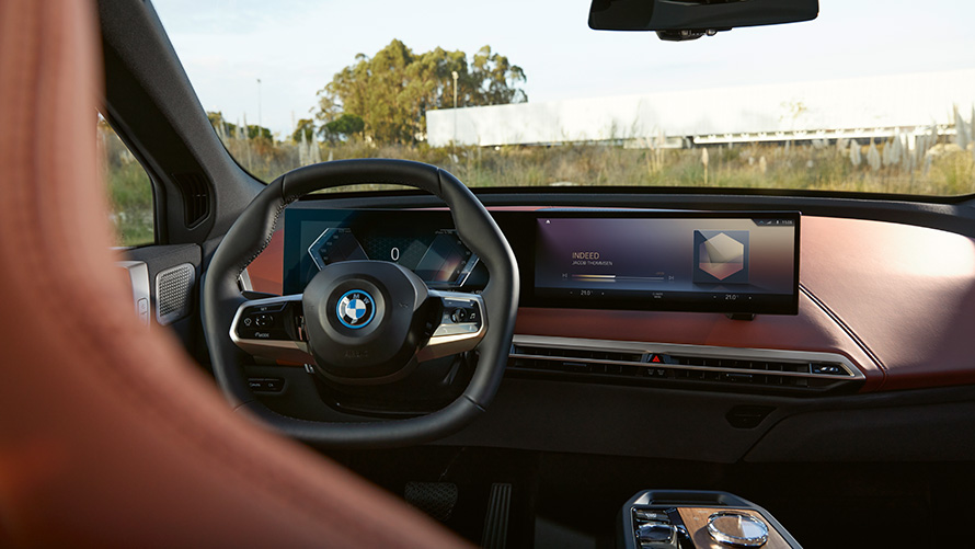 BMW iX i20 SUV électrique BMW iDrive BMW iX i20 2021 SUV électrique BMW Controller iDrive habitacle Suite poste de conduite