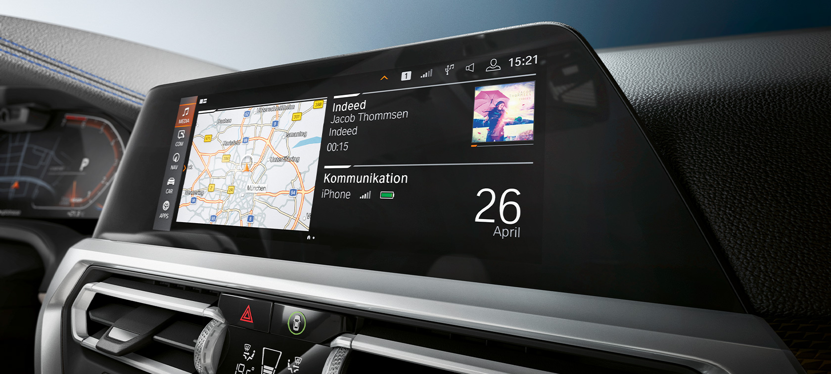 Système d'assistance au conducteur et connectivité de la BMW M340i xDrive Berline Système d'assistance au conducteur et connectivité de la BMW M340i xDrive Berline G20