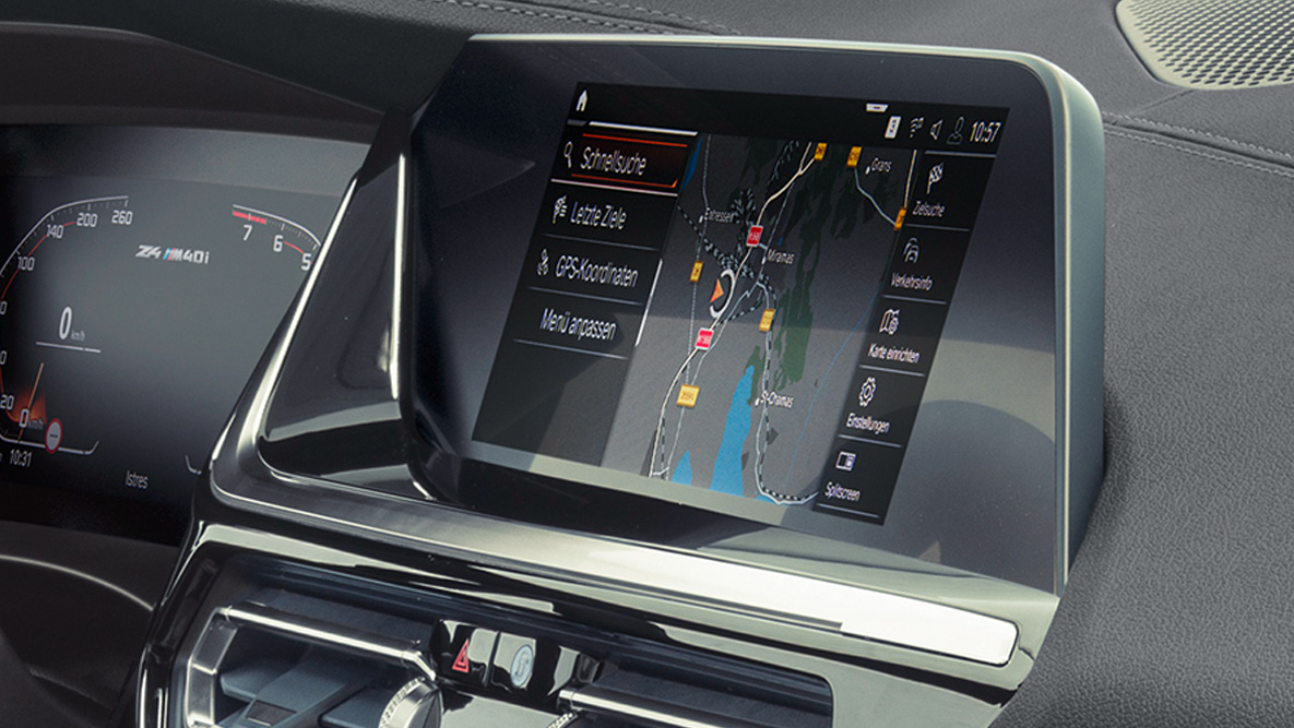 BMW Intelligent Personal Assistant, BMW Z4 M40i Roadster G29 BMW Intelligent Personal Assistant BMW Z4 M40i Roadster G29 2019 Control Display