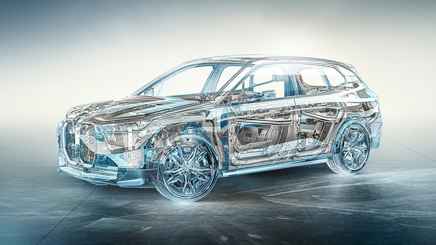 BMW iX M60 i20 2022 SUV électrique voiture électrique BMW iX M60 Caractéristiques techniques Modèle véhicule transparent