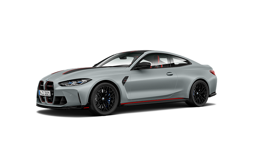 BMW Modèle M BMW M4 G82, vue de trois quarts de profil BMW Modèle M BMW M4 G82, vue de trois quarts de profil