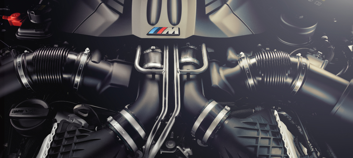 Moteur 8 cylindres essence M TwinPower Turbo Moteur 8 cylindres essence M TwinPower Turbo