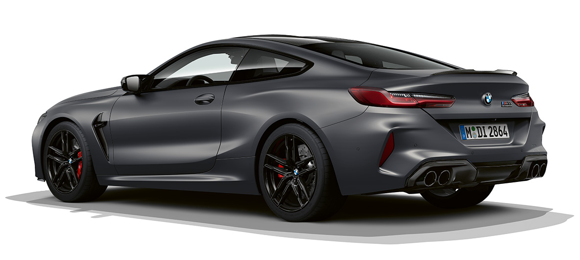 La BMW M8 Coupé F92 LCI restylage 2022 teinte extérieure BMW Individual