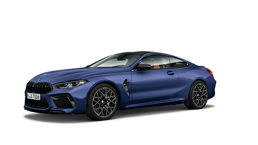 BMW Modèle M BMW M8 Coupé F92, vue de trois quarts de profil BMW Modèle M BMW M8 Coupé F92, vue de trois quarts de profil
