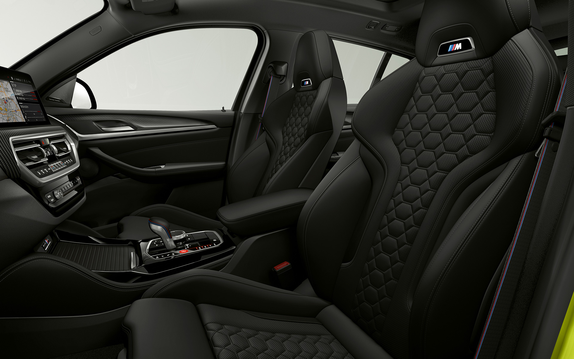 BMW X4 M Competition F98 LCI Facelift 2021 sièges M Sport habitacle