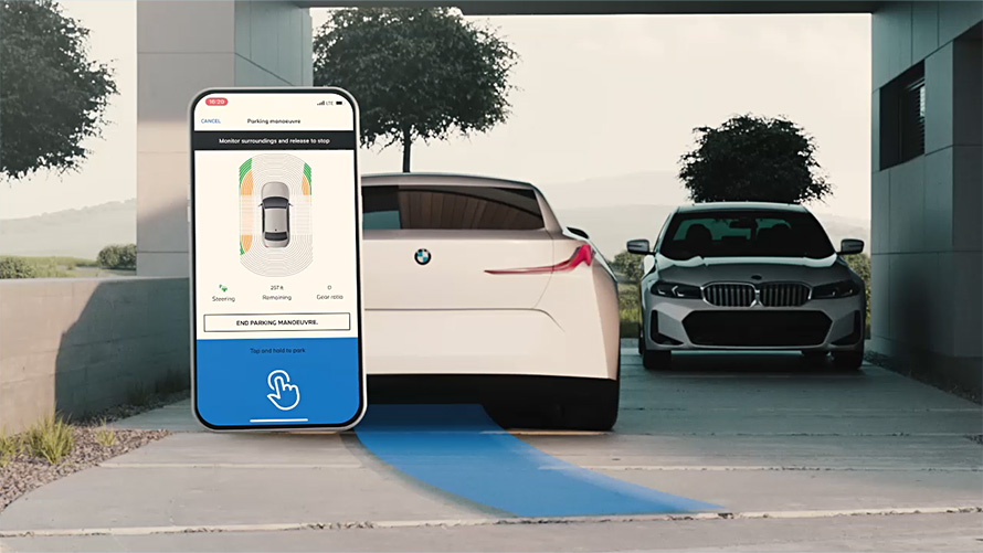 BMW X6 M Competition F96 2023, Remote Control Parking et assistant de manœuvre