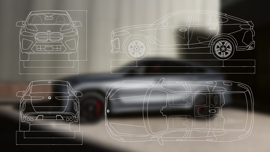 BMW X6 M Competition F96 2023, caractéristiques techniques en bref