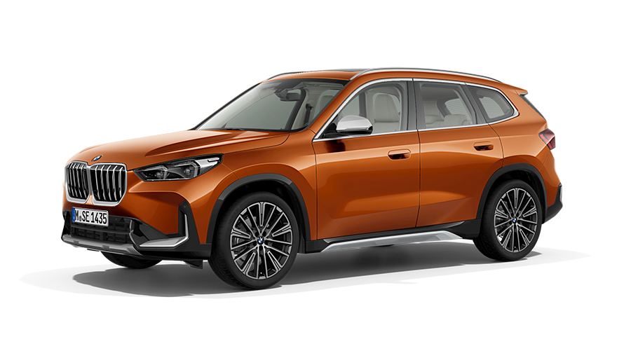 Modèles BMW X BMW X1 U11 vue de trois quarts de profil Modèles BMW X BMW X1 U11 vue de trois quarts de profil