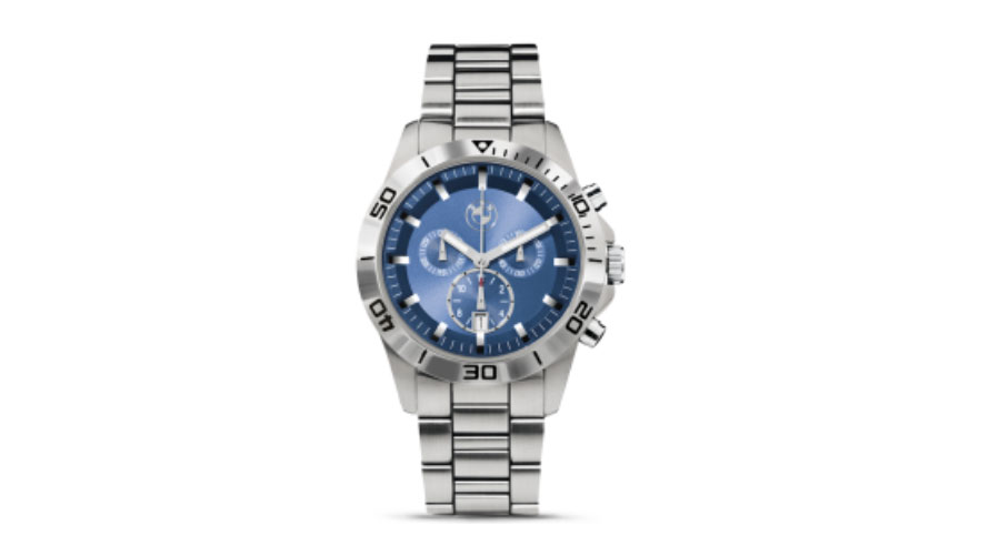Chronographe BMW Sport bleu. L’image du produit présente le chronographe BMW Sport bleu.