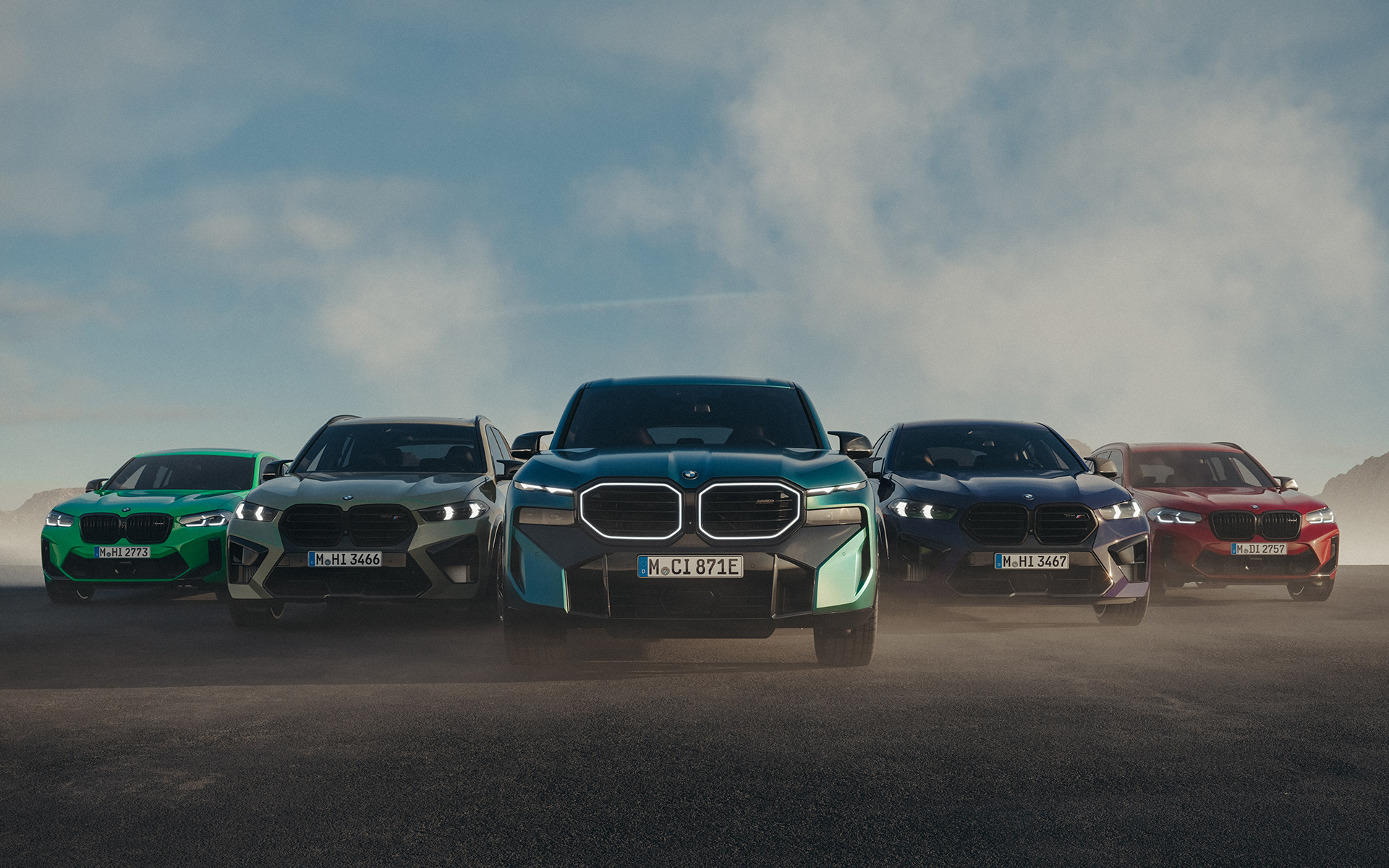 BMW X Family Shot en configuration fléchée BMW X Family Shot U11, G01, G02, G05, G06, G07, G09 en configuration fléchée
