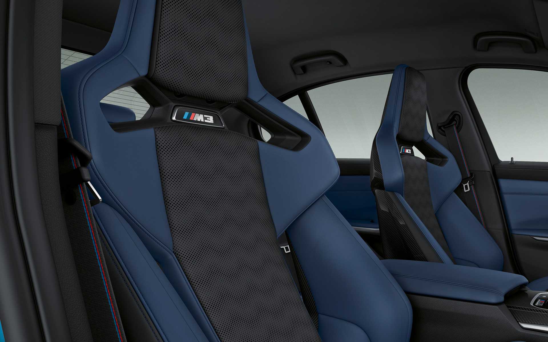 BMW Individual revêtement tout cuir Merino Feinnarbe Fjordblau/Schwarz BMW Individual revêtement tout cuir Merino Feinnarbe Fjordblau/Schwarz