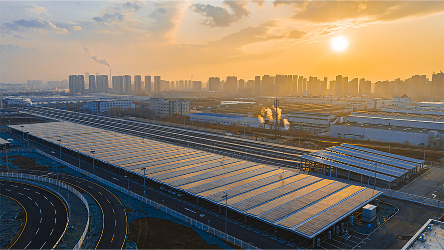 Photovoltaïque durabilité BMW Durabilité BMW photovoltaïque site BMW Dadong installations solaires