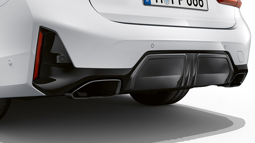 Diffuseur arrière M Performance BMW M Performance Parts Diffuseur arrière M Performance BMW M Performance Parts vue en gros plan