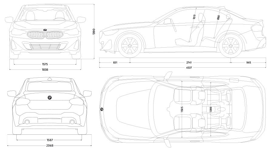 BMW Série 2 Coupé (G42) : Moteurs & caractéristiques techniques | BMW.re