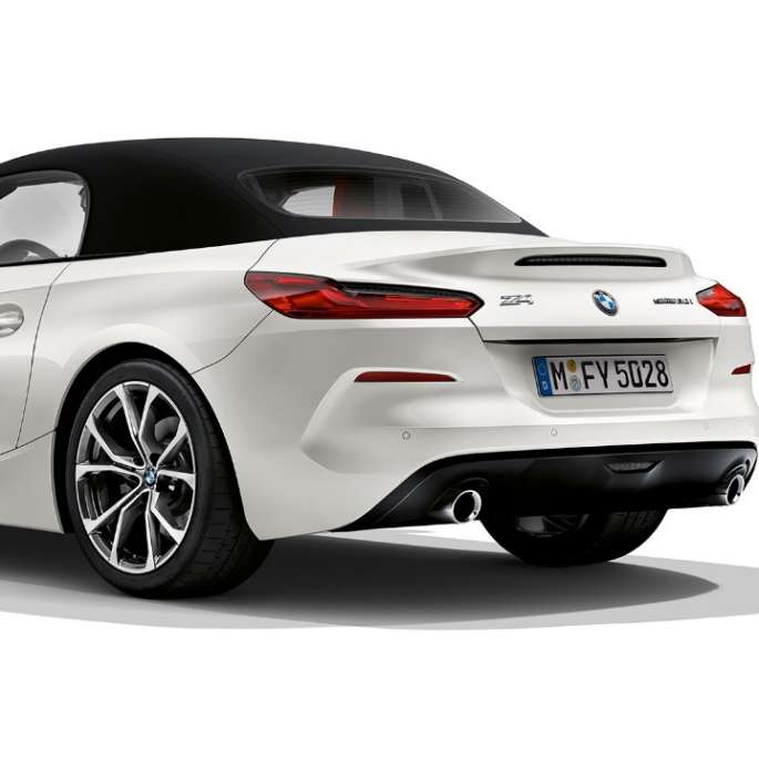 BMW Z4 Roadster en Modèle Sport BMW Z4 Roadster en Modèle Sport, vue de trois quarts arrière